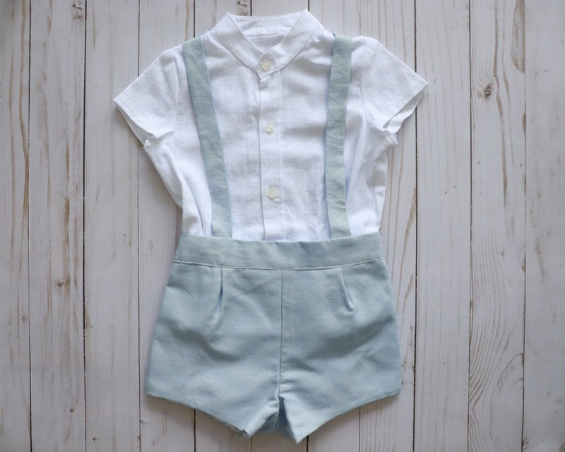 Traditional boy romper set