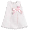 Baby dress with lace and bow