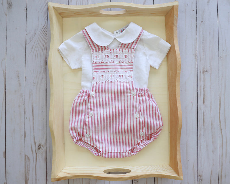 Traditional Baby Romper 2-piece Set