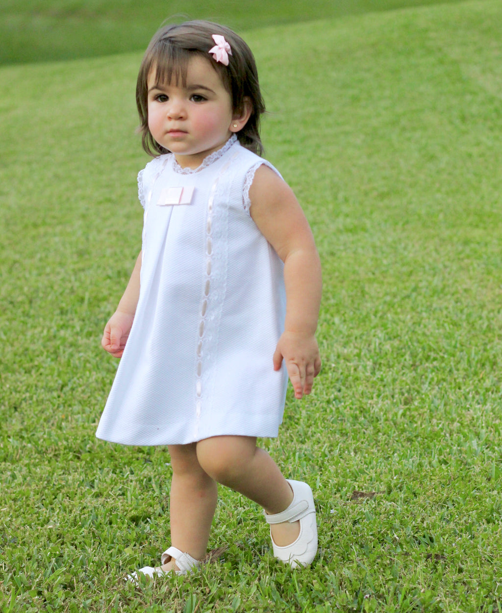 A-line Pique Baby Girl Dress