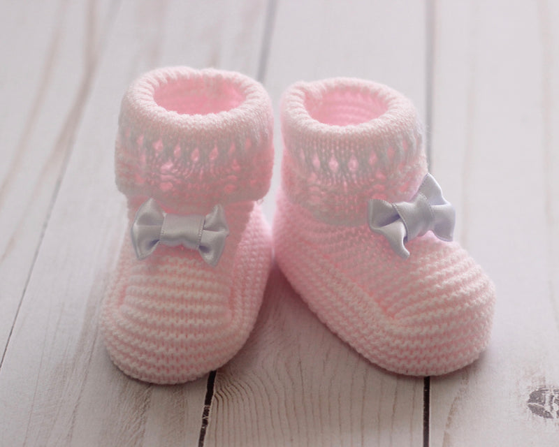 Knit Baby Booties